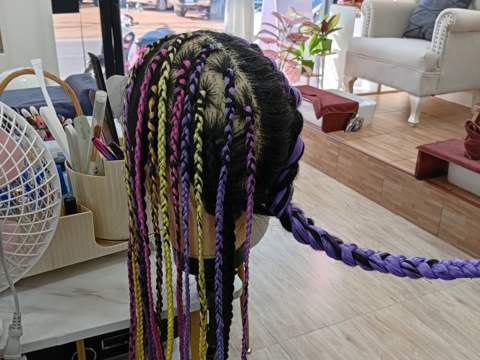 Half Moon Festival braids