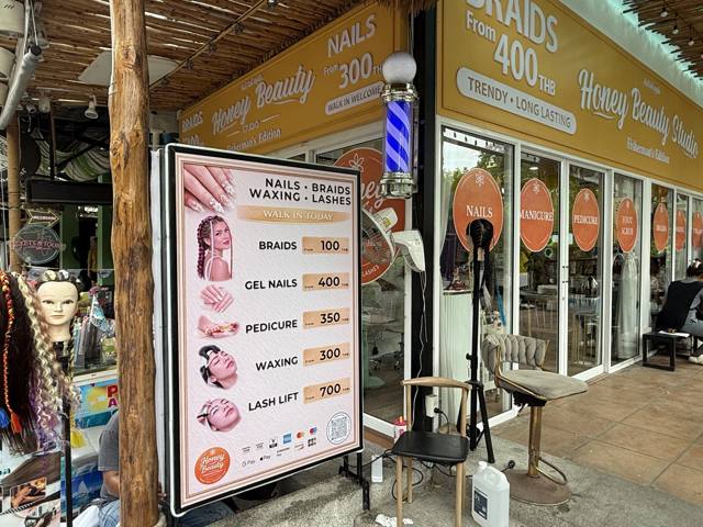 Honey Beauty Studio on the Fisherman's Village walking street